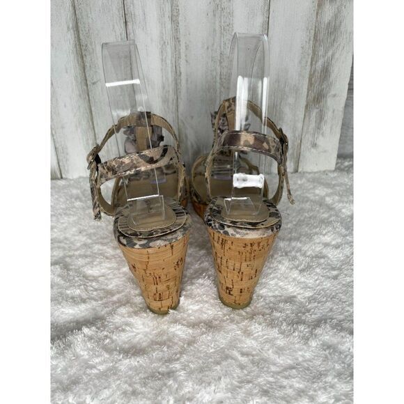 Chinese Laundry Venice Beach Wedge Sandals 7M - Picture 5 of 10